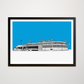 Coventry City FC Art Print, poster of Ricoh Arena ( Coventry Building Society Arena)