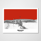 CR Flamengo Art Print of the Maracanã Stadium