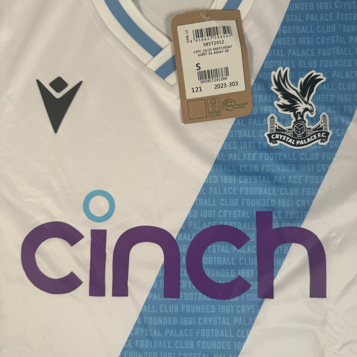 Crystal Palace 2023/2024 Away Shirt Small
