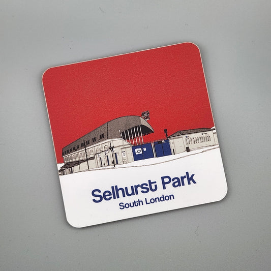 Crystal Palace FC coaster of Selhurst Park
