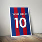 Personalised Football Shirt Print