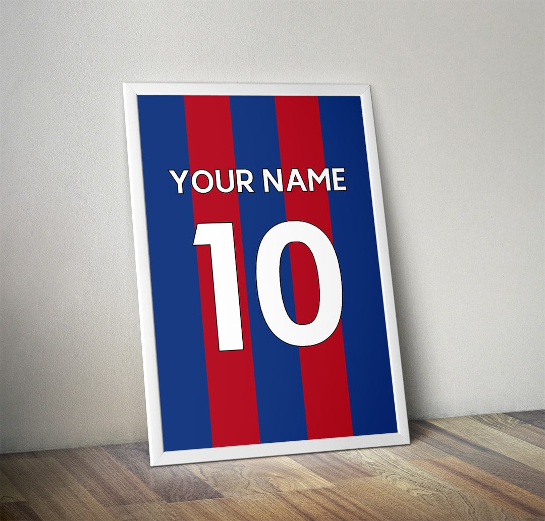 Personalised Football Shirt Print