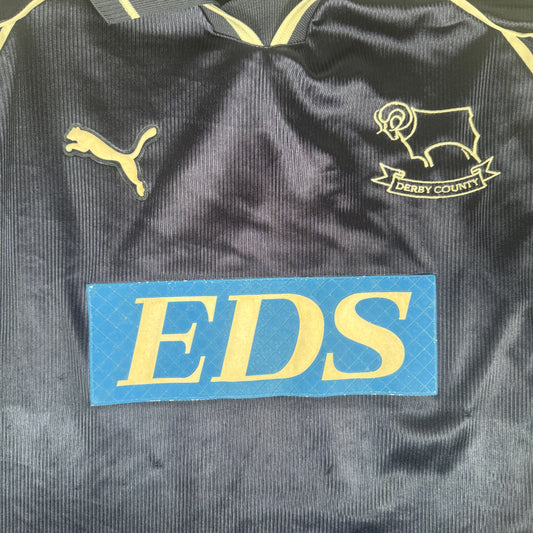 Derby County 2000/2001 Away Football Shirt Medium