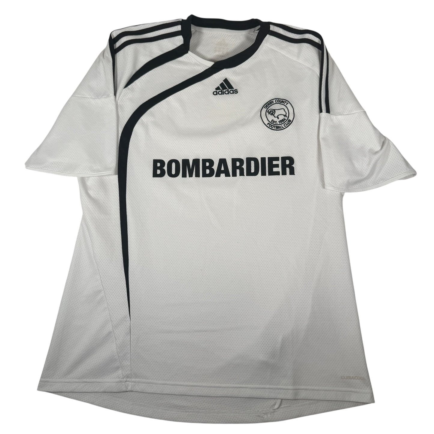 Derby County 2009/2010 Home Football Shirt Large