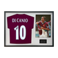 Paolo Di Canio Signed West Ham Shirt Classic Frame