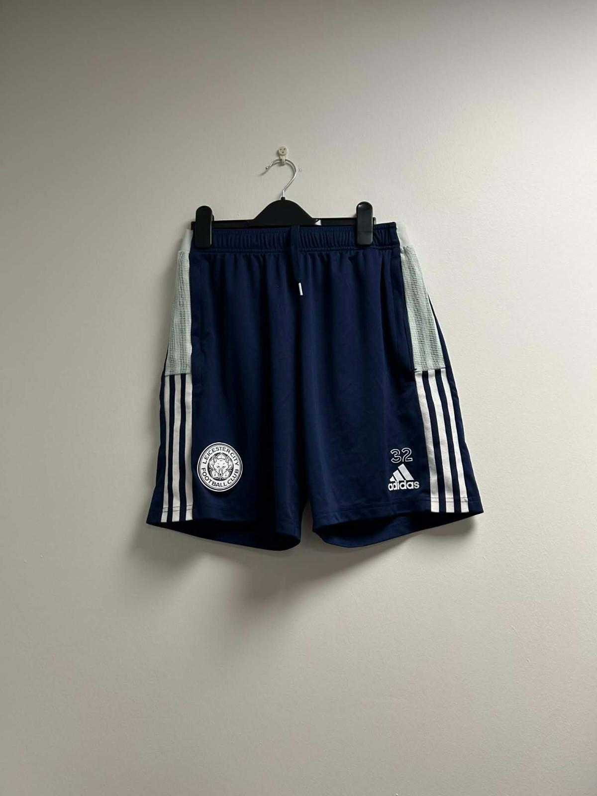 Leicester City 2021-2022 Player Issue Football Shorts 32 (Excellent) M