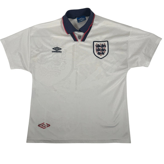 England 1993/1994/1995 Home Football Shirt Medium
