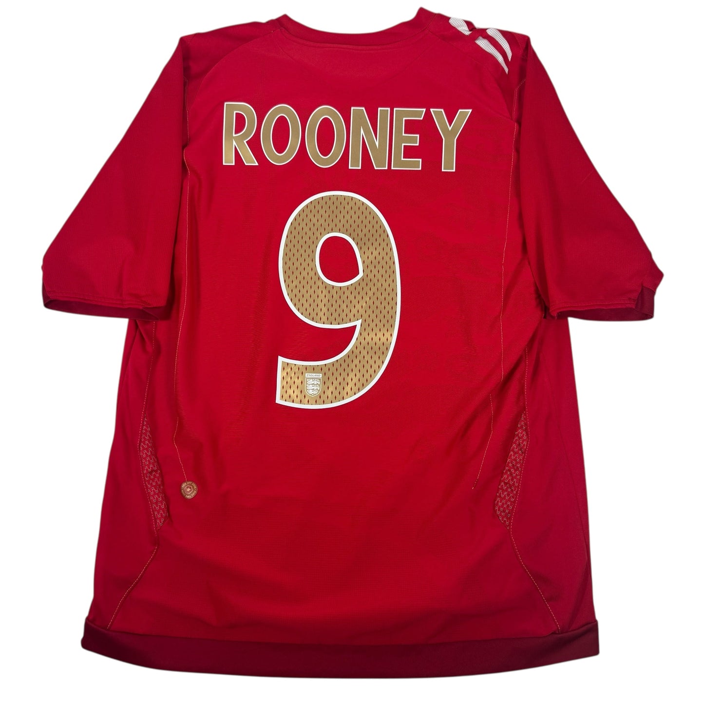 ROONEY 9 England 2006/2007/2008 Away Football Shirt Large