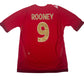 ROONEY 9 England 2006/2007/2008 Away Football Shirt Medium