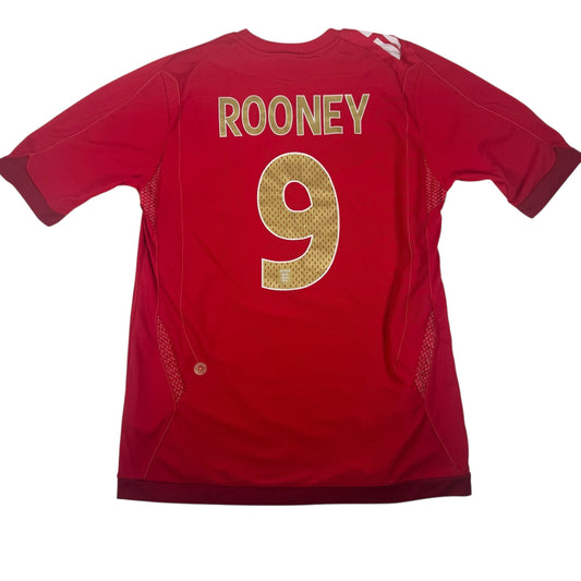 England 2006/2007/2008 Away Football Shirt Medium - ROONEY 9
