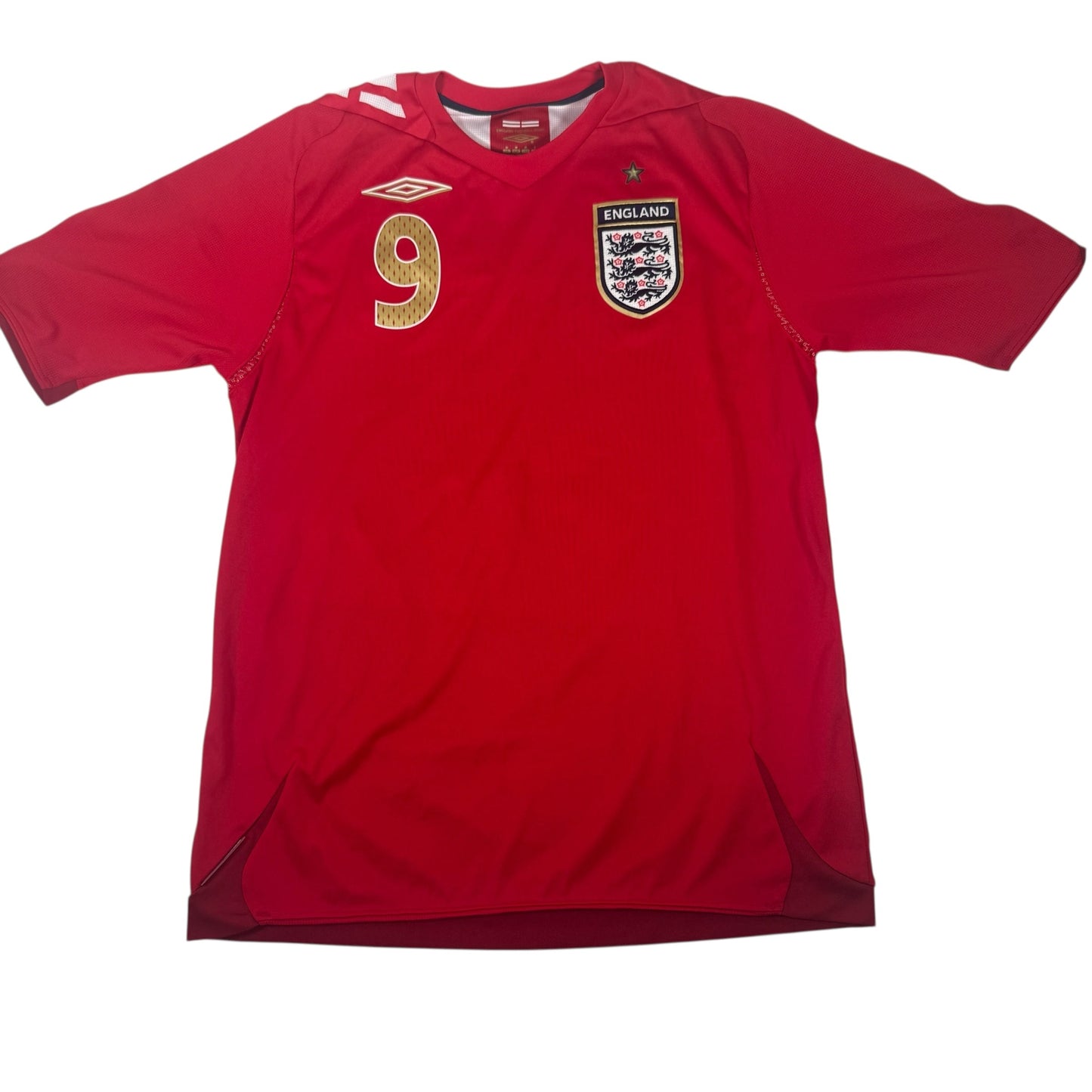 ROONEY 9 England 2006/2007/2008 Away Football Shirt Medium