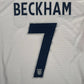 BECKHAM 7 England 2006/2007/2008 Home Football Shirt Large