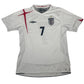 BECKHAM 7 England 2006/2007/2008 Home Football Shirt Large