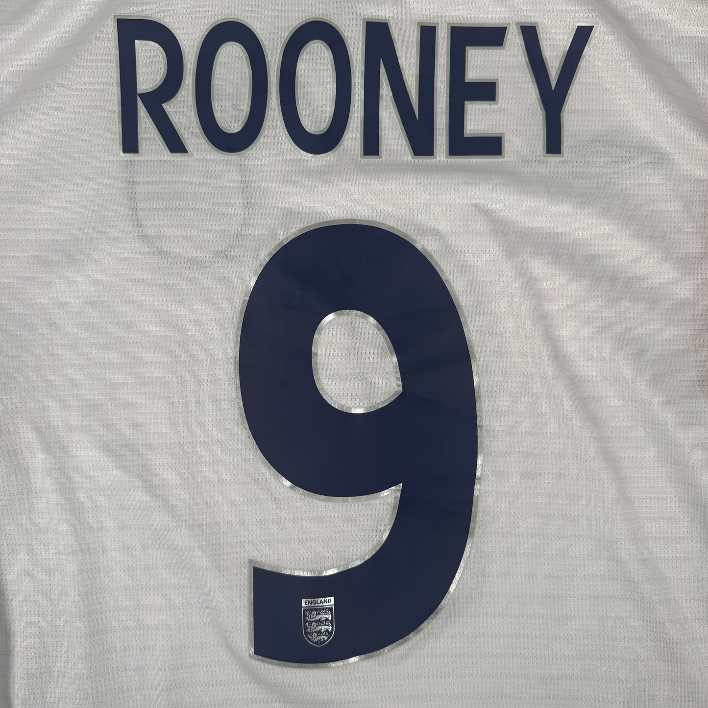 ROONEY 9 England 2006/2007/2008 Home Football Shirt Medium