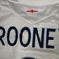 ROONEY 9 England 2006/2007/2008 Home Football Shirt Medium