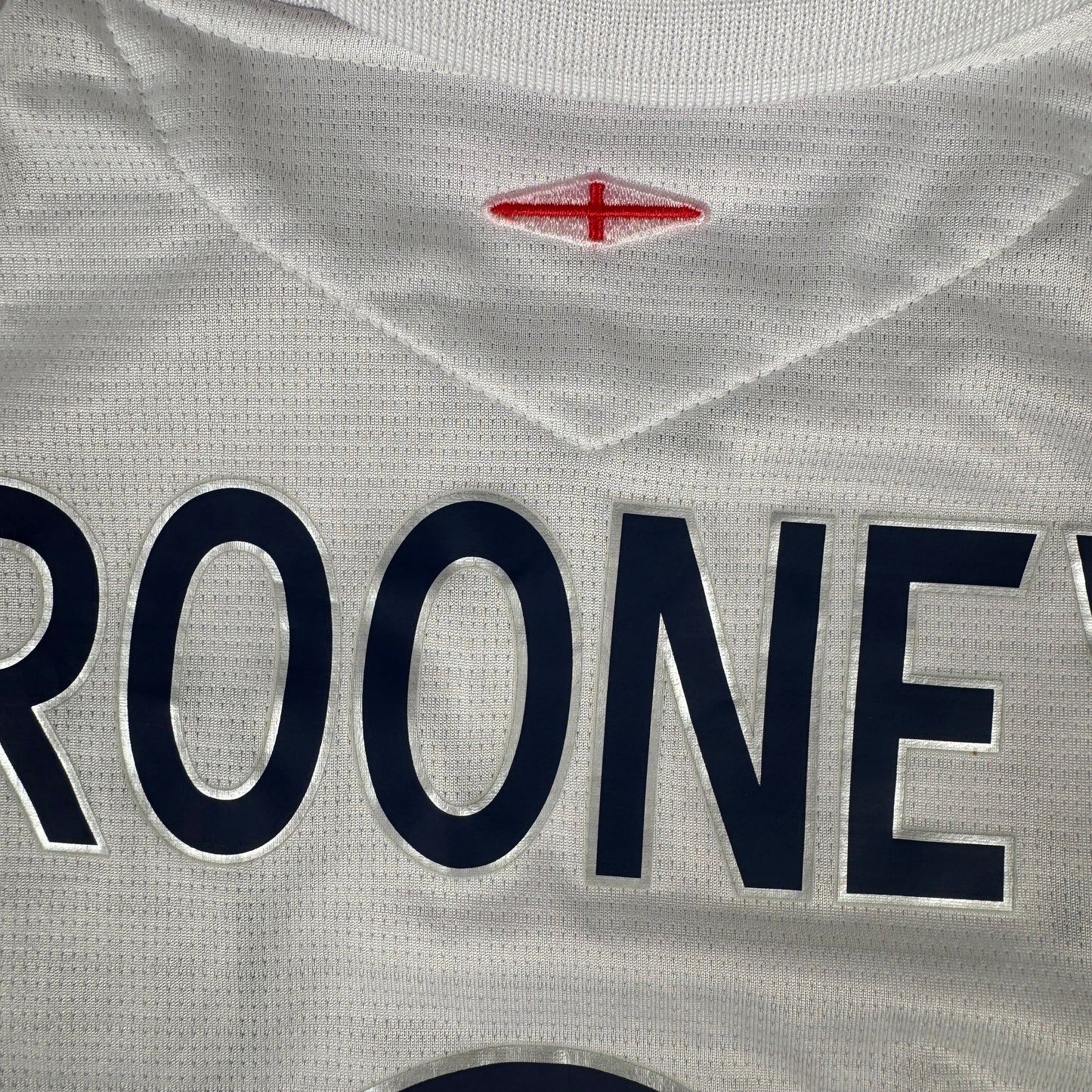 ROONEY 9 England 2006/2007/2008 Home Football Shirt Medium