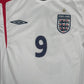 ROONEY 9 England 2006/2007/2008 Home Football Shirt Medium