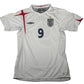 ROONEY 9 England 2006/2007/2008 Home Football Shirt Medium