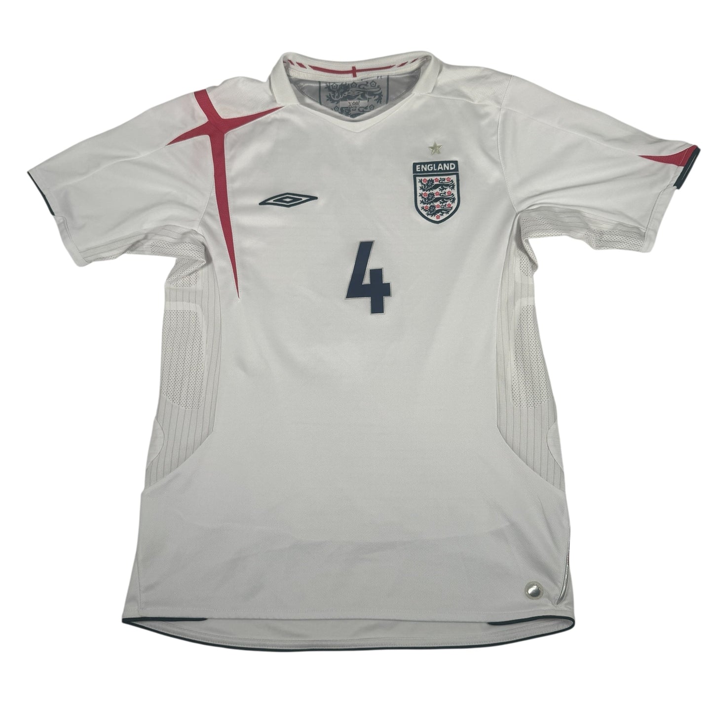 GERRARD 4 England 2006/2007/2008 Home Football Shirt Medium
