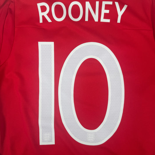 ROONEY 10 England 2009/2010/2011 Away Football Shirt Medium