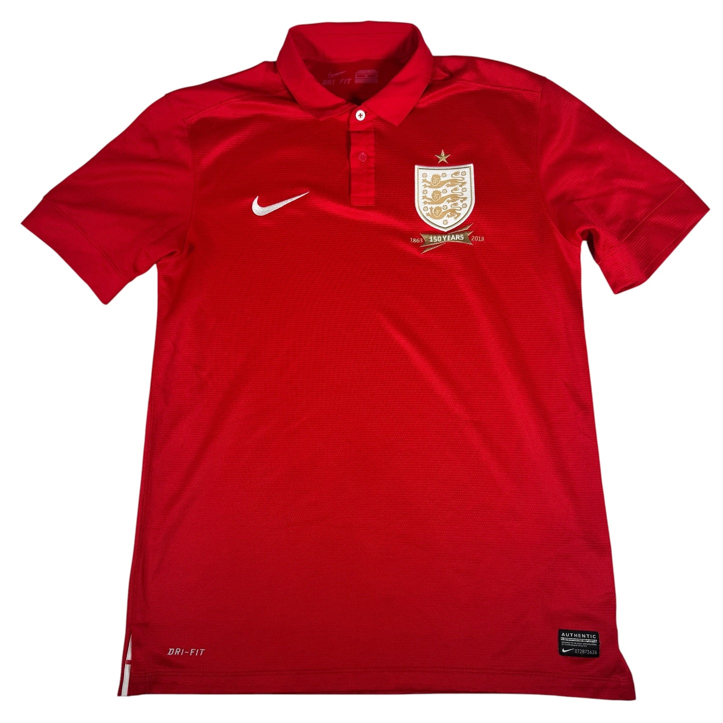 England 2013/2014 150 Year Anniversary Away Football Shirt Medium