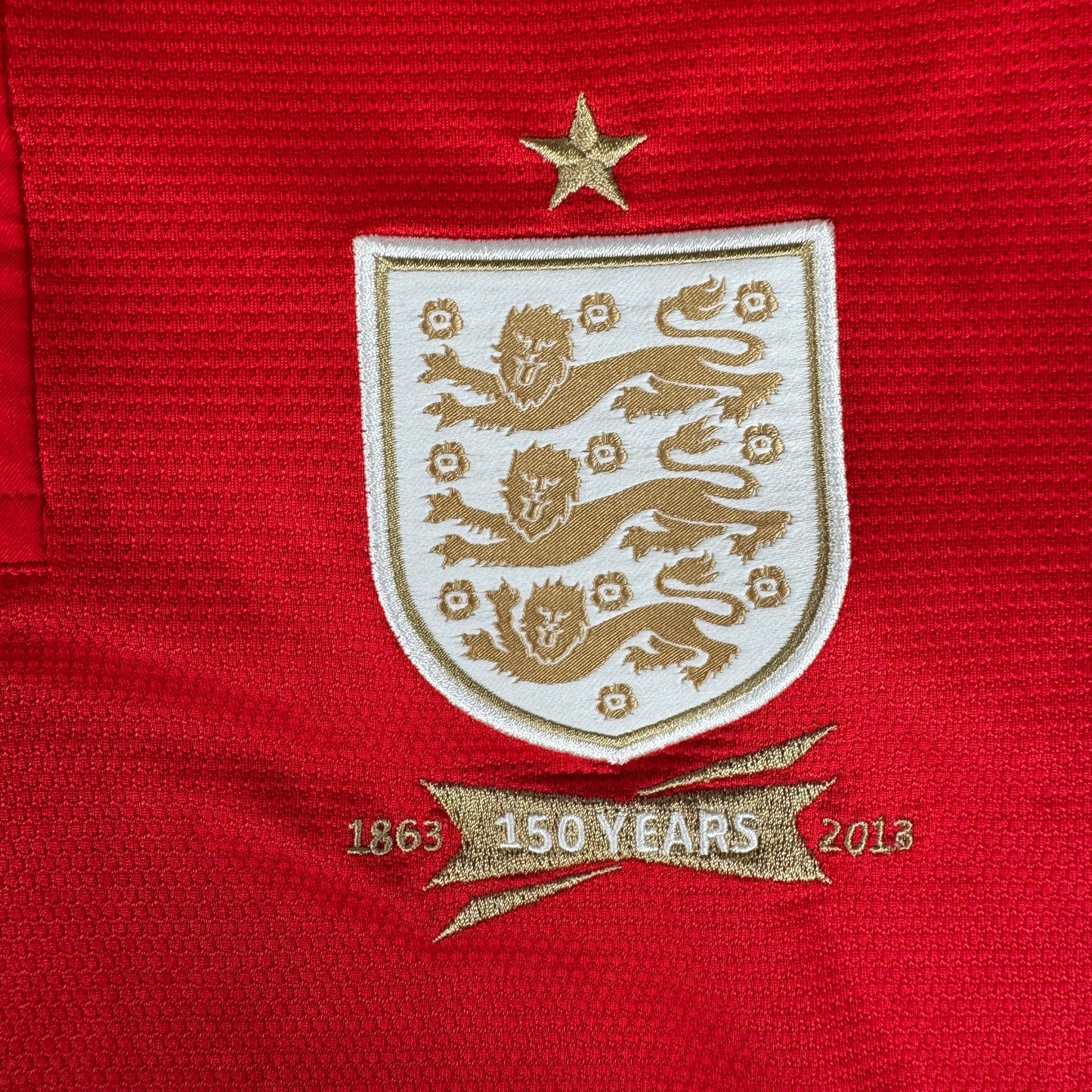 England 2013/2014 150 Year Anniversary Away Football Shirt Medium
