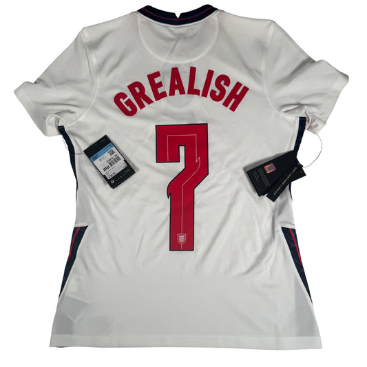 Grealish 7 England 2020/2021/2022 Home Shirt Women's Medium BNWT