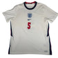 STONES 5 England 2020/2021/2022 Home Football Shirt XL