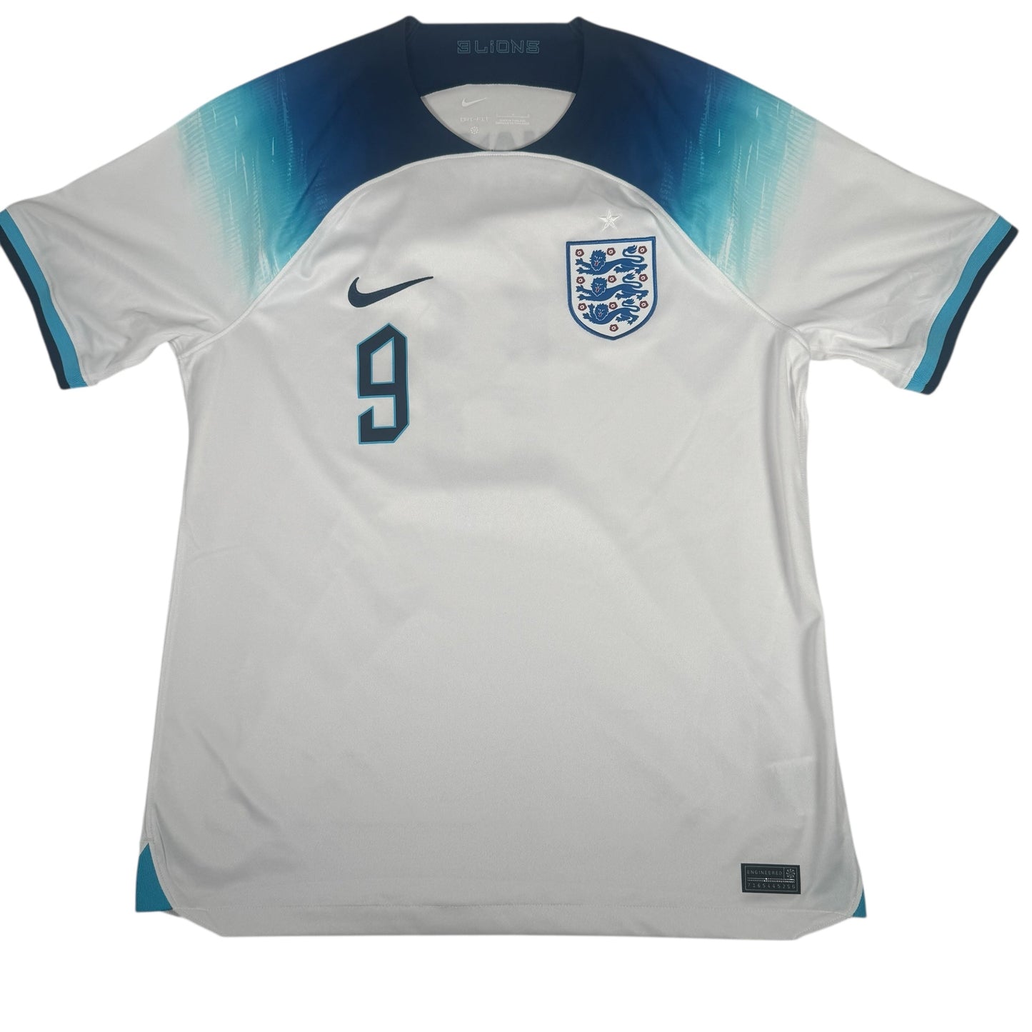 KANE 9 England 2022/2023/2024 Home Football Shirt Large