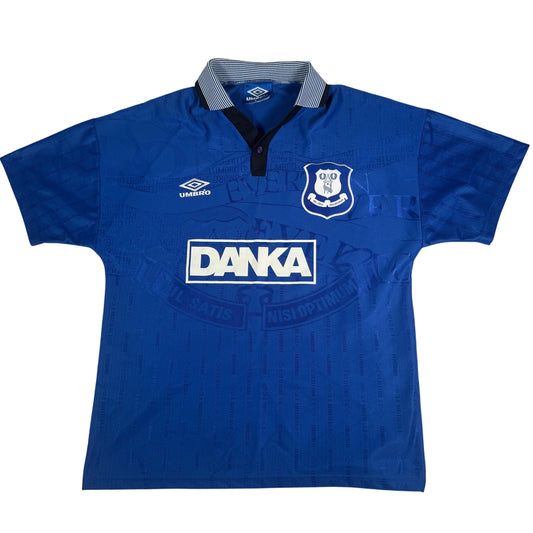 Everton 1995/1996/1997 Home Shirt Medium