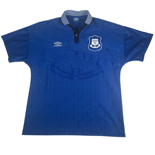 Everton 1995/1996/1997 Home Shirt XL