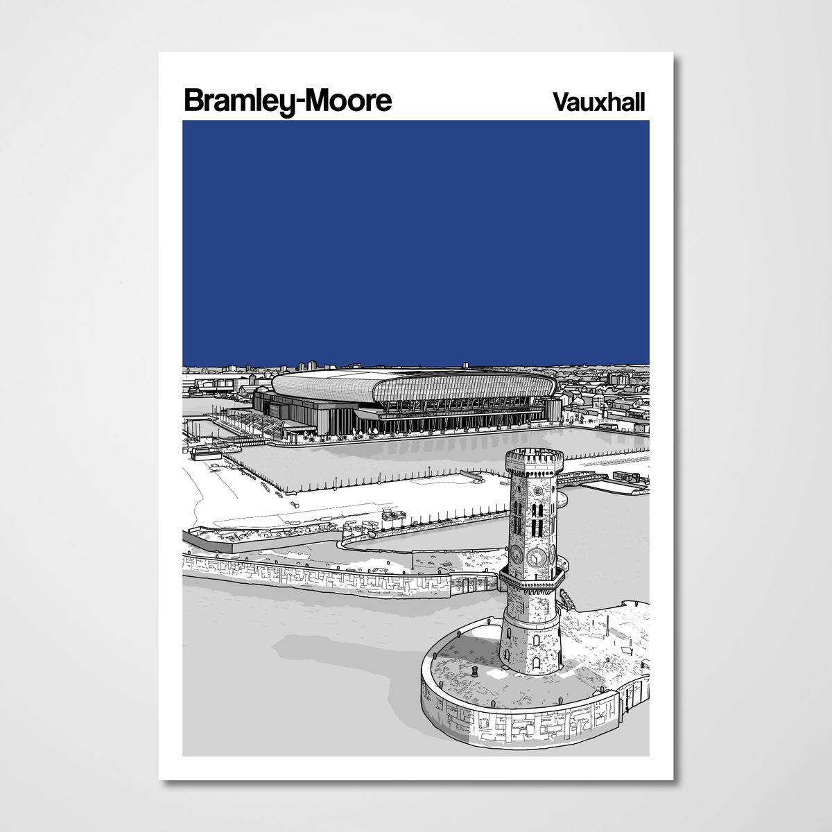 Everton Stadium Bramley-Moore posters
