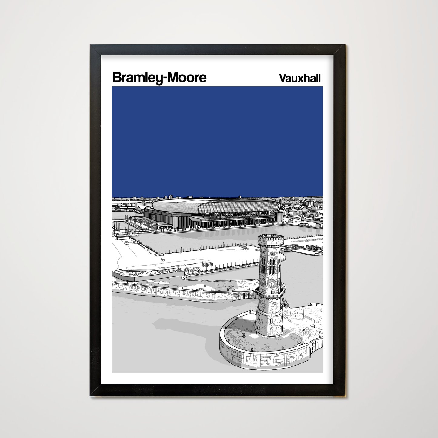 Everton Stadium Bramley-Moore posters