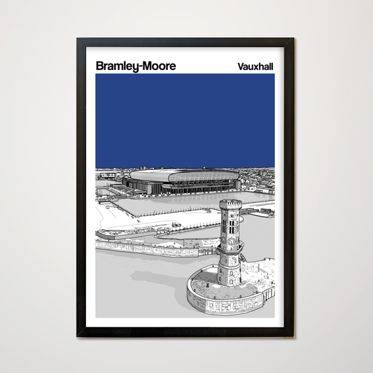 Everton Stadium Bramley-Moore posters