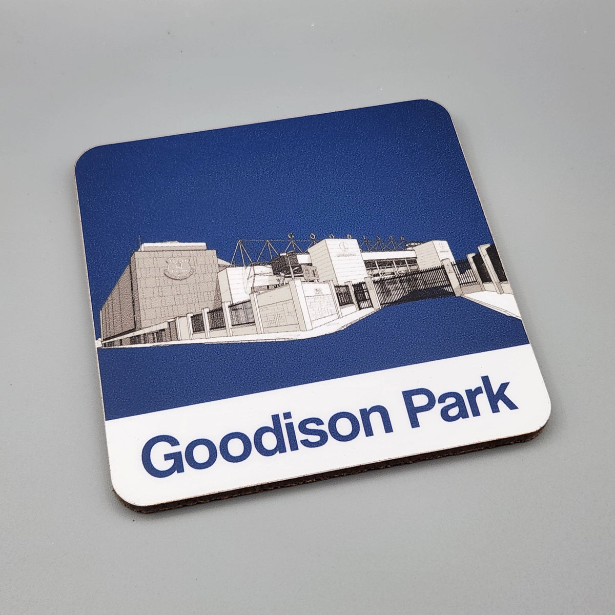 Everton FC coaster of Goodison Park