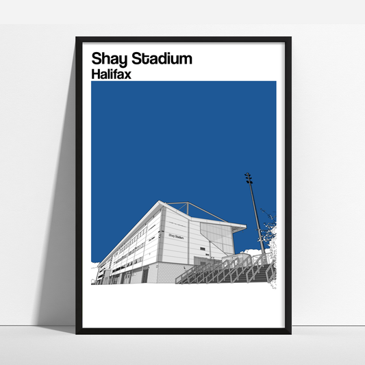 FC Halifax Town art print of Shay Stadium