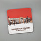 FC St Pauli drinks coaster of The Millerntor Stadion
