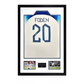 Phil Foden Signed England Shirt Premium Frame