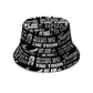 Newcastle - Word Montage - Bucket Hat
