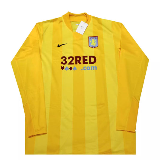 Aston Villa 2007-2008 Goalkeeper Football Shirt Player Spec (BNWT) XXL