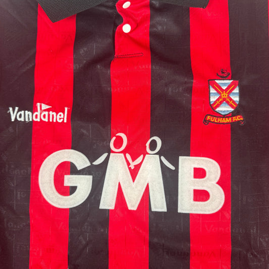 Fulham FC 1993/1994 Away Football Shirt Large
