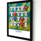 Fulham FC Shirts - A2 Signed Limited Edition Print