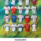 Fulham FC Shirts - A2 Signed Limited Edition Print