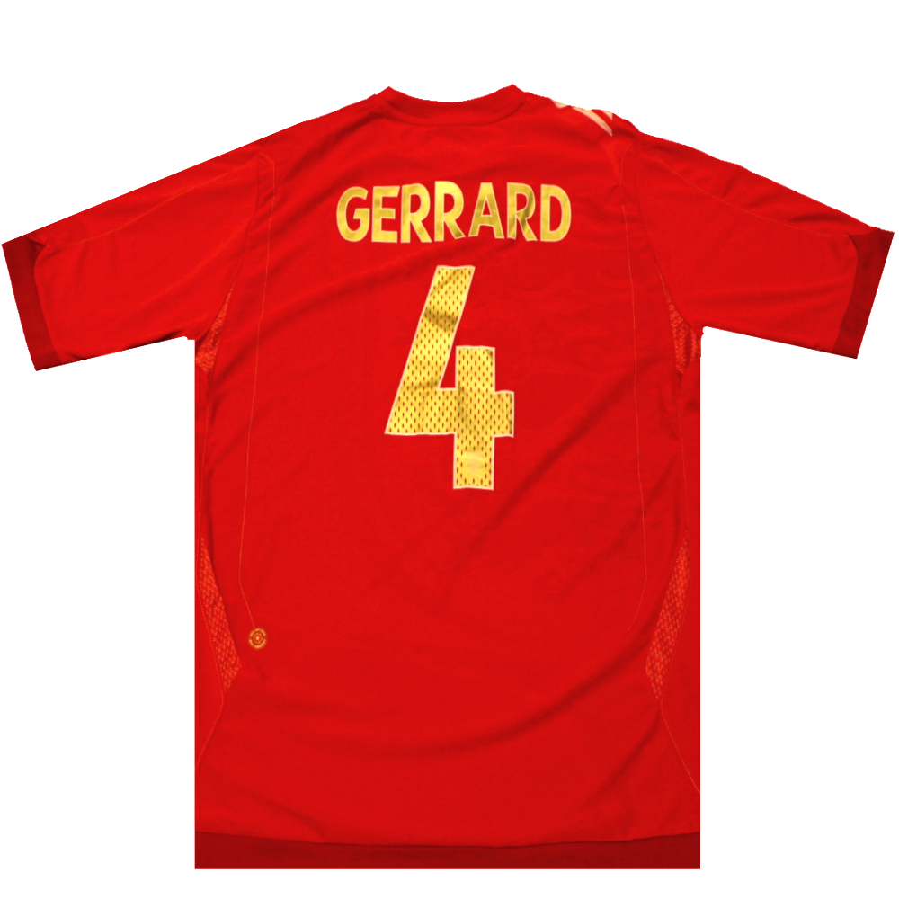 England 2006-2008 Away Shirt Steven Gerrard 4 (Excellent) XL
