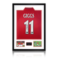 Ryan Giggs Signed Manchester United Shirt Premium Frame