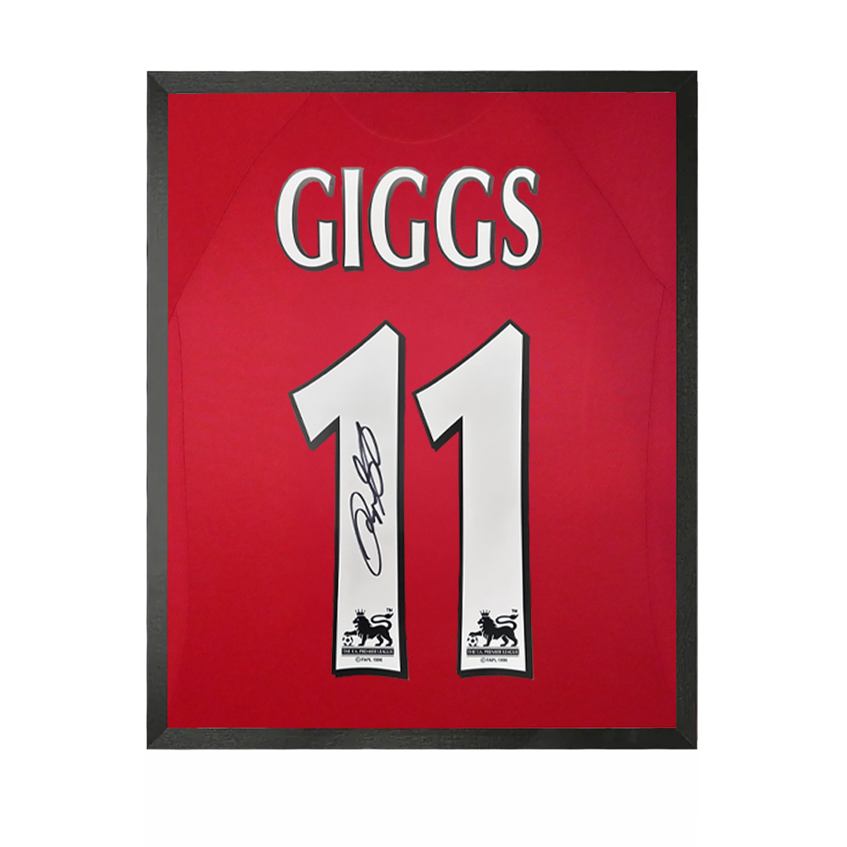 Ryan Giggs Signed Manchester United Shirt Compact Frame