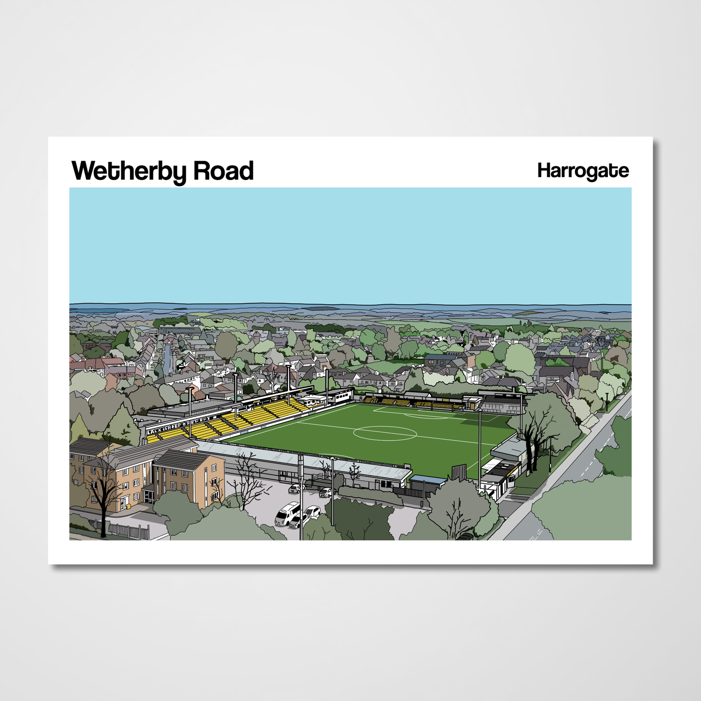 Harrogate Town AFC Wetherby Road Stadium Prints