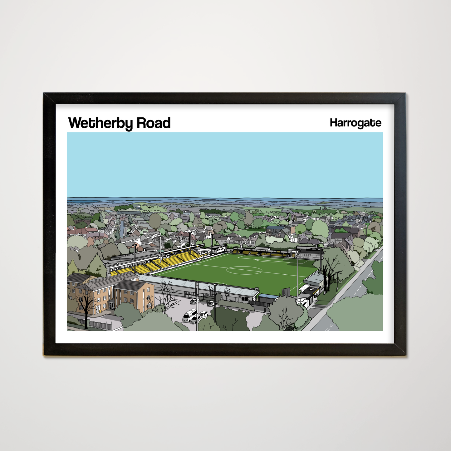 Harrogate Town AFC Wetherby Road Stadium Prints