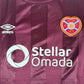 Hearts Heart of Midlothian 2024/2025 Home Football Shirt Small