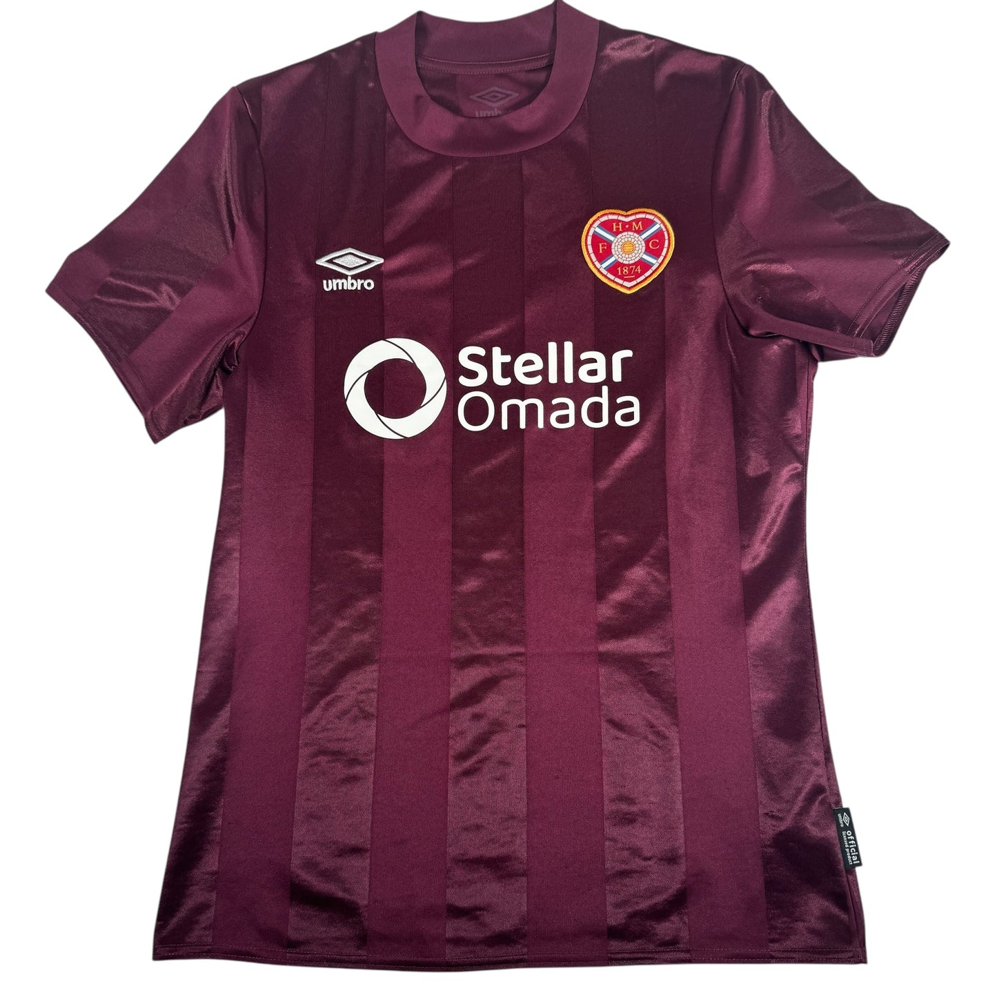 Hearts Heart of Midlothian 2024/2025 Home Football Shirt Small